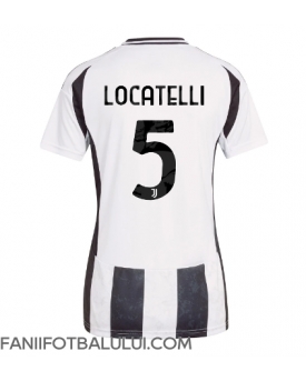 Juventus Manuel Locatelli #5 Tricou Fotbal Replică 2024-25 Femei Acasa
